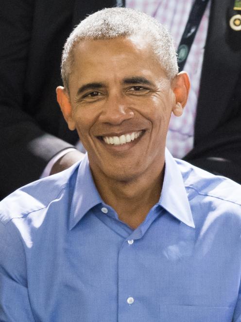 Barack Obama is in New Zealand on a brief visit. Photo: Getty Images 