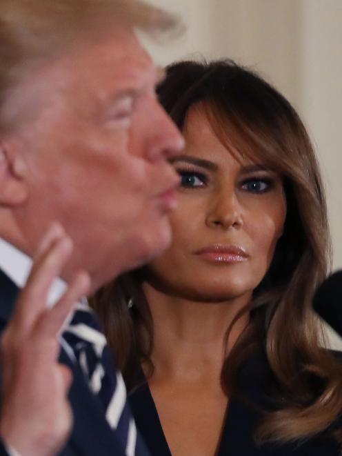 Melania Trump spoke with husband Donald about the policy, the White House has confirmed. Photo:...