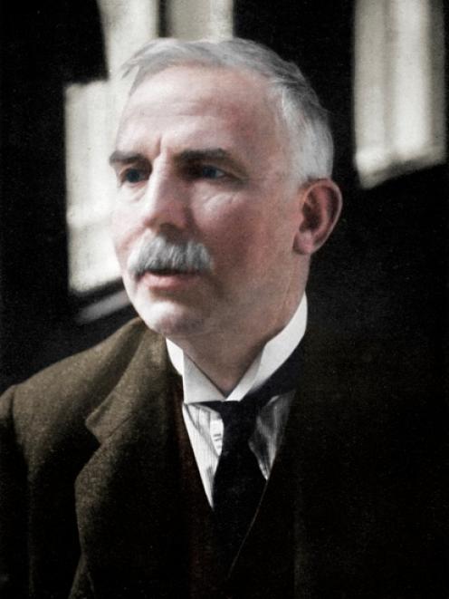 Ernest Rutherford (1871-1937) won the 1908 Nobel prize for chemistry (circa 1908). Credit:...