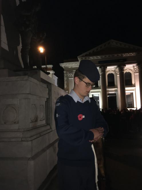 Cadet Corporal Liam Hayes (16), of Squadron 26 of the Air Training Corps. PHOTO: DANIEL BIRCHFIELD