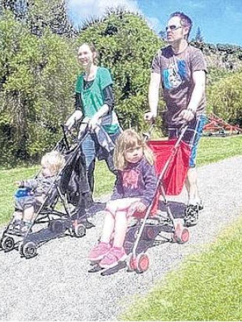 Bring the family . . . Prams are welcome on the Town Belt Traverse. PHOTO: SUPPLIED