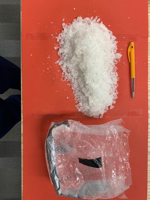 Methamphetamine with an estimated value of more than $200,000 found at a Queenstown property on...