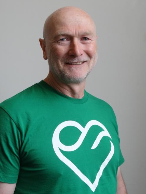 Wildlife Hospital Trust co-chairman Andy Cunningham, wearing the new Wildlife Hospital T-shirt, is pleased with the progress towards the trust's fundraising target. PHOTO: BRENDA HARWOOD