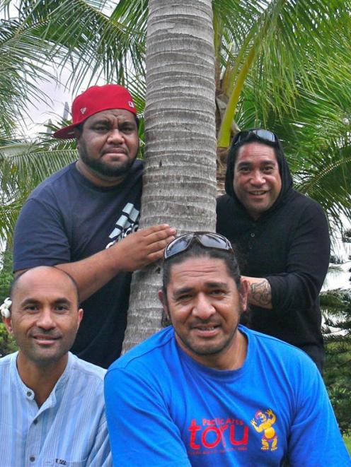 (From left) Hiliako Iaheto, Andrew Sione, Pos Mavaega and Rangitakau Tekii in New Caledonia....