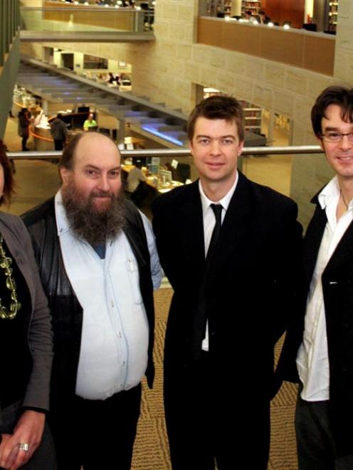 University of Otago lecturers (from left) Drs Fiona Edgar, Pat Wheatley, Alex McLellan and Mik...