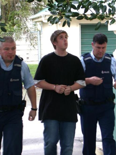 Daniel Smith, who was yesterday convicted of murdering Oamaru teenager William Lewis, is pictured...