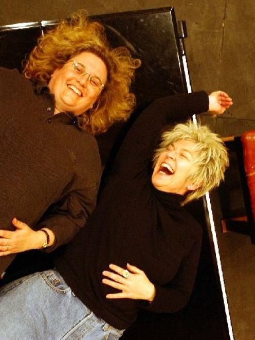 Festival of the arts performers pianist Penny Dodd (left) and Helen Medlyn in 2002, when they...