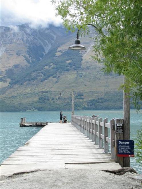 For Glenorchy - officially a railway station - the wharf was a life-link, bring ing farm supplies...