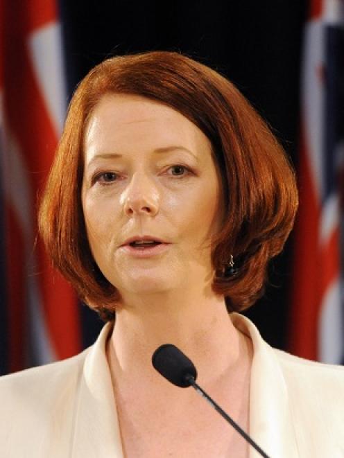 Gallipoli bound . . . Julia Gillard.