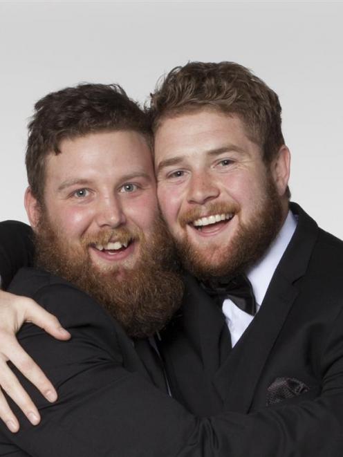 Heterosexual Dunedin men Travis McIntosh (left) and Matt McCormick,  who are preparing for their...