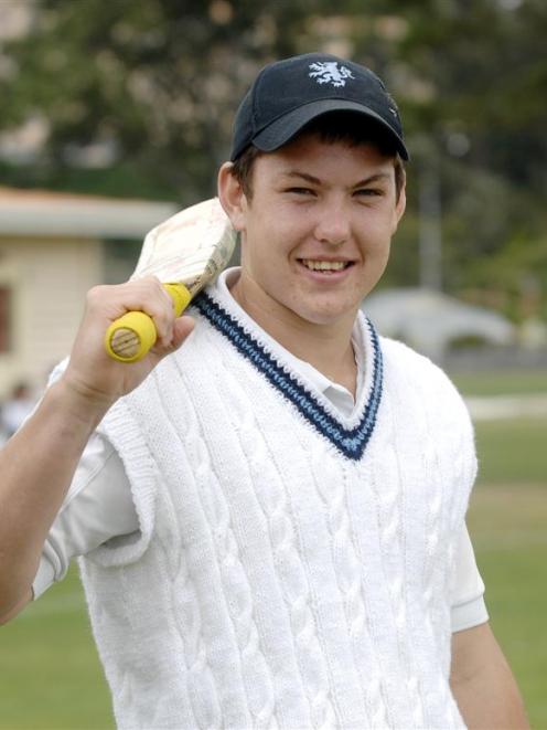 Kings High School pupil Phillip Johnstone scored 167 against Southland Boys High School in an...