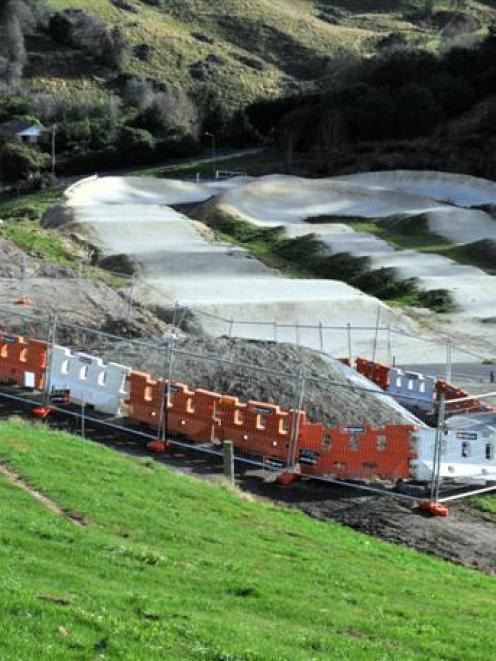 Land beside Dunedin's Forrester Park BMX track was fenced off after material containing asbestos...