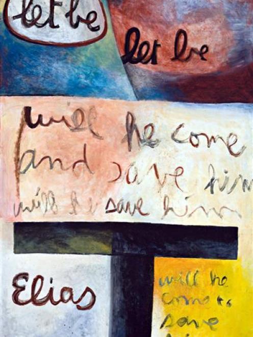 Let be, Let be by Colin McCahon. Photo by Deutscher and Hackett Gallery.