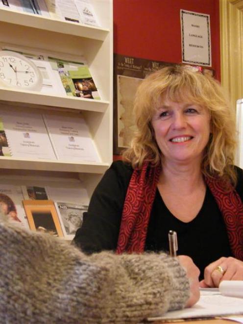 Literacy Aotearoa Dunedin tutor Sandy McKay (right) and learner Meli Iaseto (left) focus on...