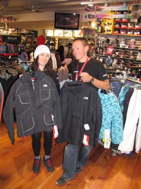 R&R Sport shop owner Mark Williams praises shop assistant Kate Long for spotting and confronting...