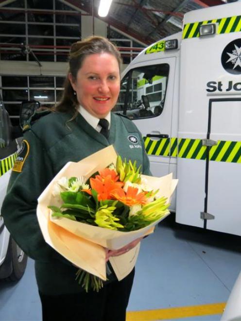 St John Queenstown ambulance officer Jeanette Anderson  was recognised  for her 27 years of...