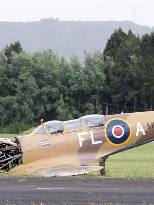 Rare Spitfire Crashes At Auckland Airfield Otago Daily Times Online News