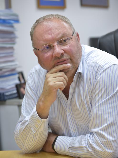 DCHL chairman Graham Crombie ... state of the network definitely ‘‘a problem’’. Photo: Gerard O...