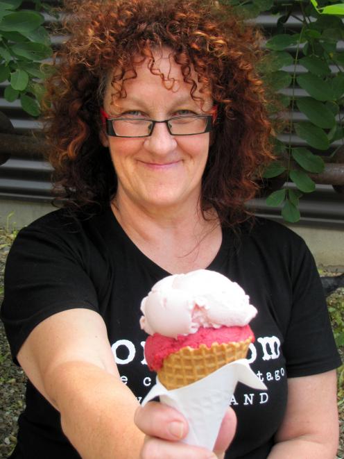 Ice-cream maker and owner of Nom Nom, in Clyde, Debbie Paton. Photo: Pam Jones