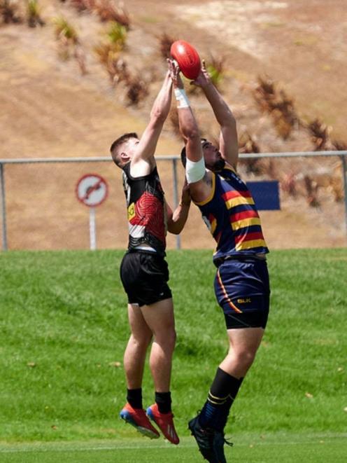 Kris Wilder during his first New Zealand AFL match this month. Photo: Supplied