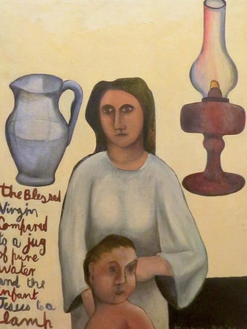 The Virgin and Child Compared, by Colin McCahon