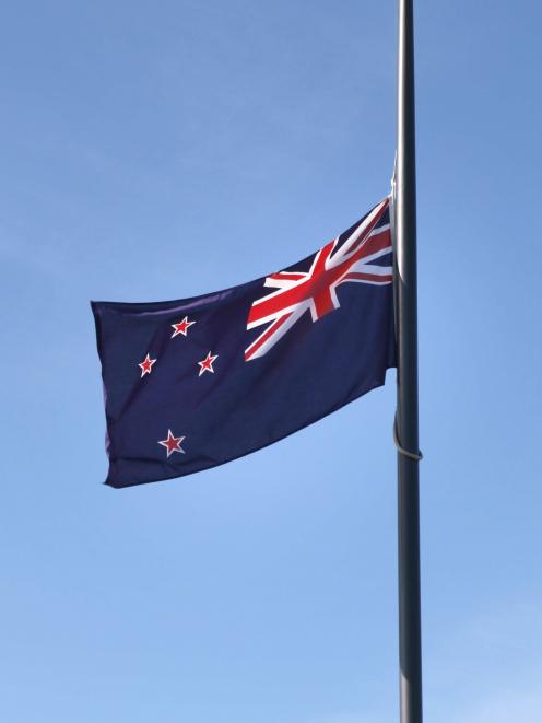 Flags around the region fly at half-mast. PHOTO: JOHN COSGROVE