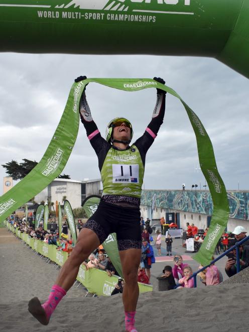 Simone Maier, of Wānaka, won her fifth Coast to Coast title on Saturday, finishing first in the...