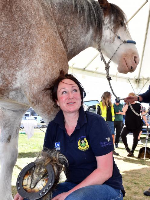 Scottish-born farrier Sarah Brown is one of the few women competing as a farrier internationally....