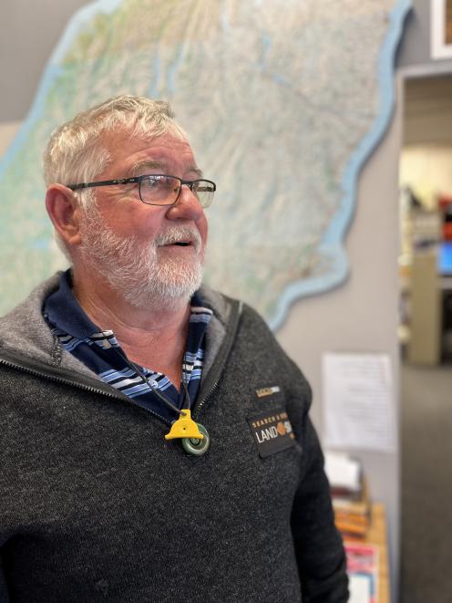 Land and Marine Search and Rescue volunteer Graeme Irvine  was recognised for serving the Otago...