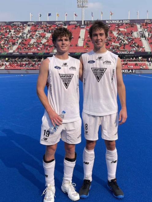 Joe (left) and Charlie Morrison will represent New Zealand at the Olympic Games in Paris next...