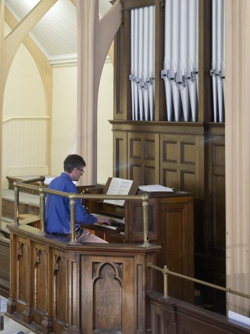 Dunedin city organist David Burchell will play the Iona Church organ (pictured) and "Norma", the...