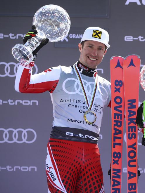 Marcel Hirscher, of Austria, in 2019. PHOTO: AP