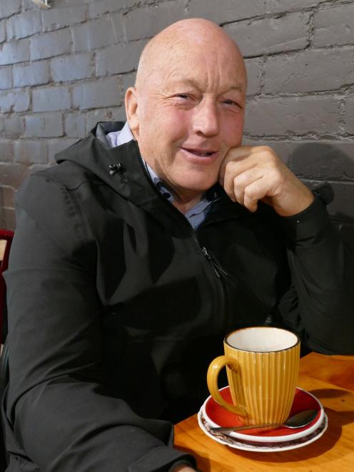 Clutha District Mayor Bryan Cadogan remains buoyant while reflecting over coffee at a Balclutha...