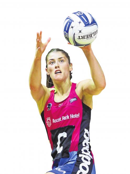 Kate Heffernan has led the Southern Steel from the middle all season. PHOTO: MICHAEL BRADLEY...