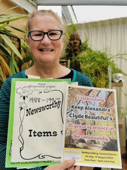 Keep Alexandra and Clyde Beautiful archivist Ann Wills. PHOTO: SUPPLIED