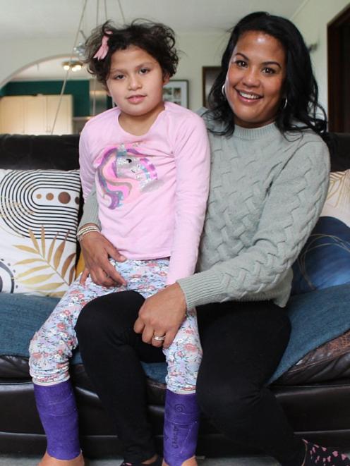 Hillend girl Emma Bloxham is proving everyone wrong as she fights to walk, with the help of her...