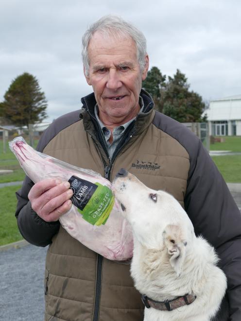 Allen Booth and collie Hanna. PHOTO: RICHARD DAVISON