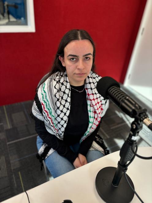 Rinad Tamimi hosts The Watermelon Report on OAR FM. PHOTO: SUPPLIED