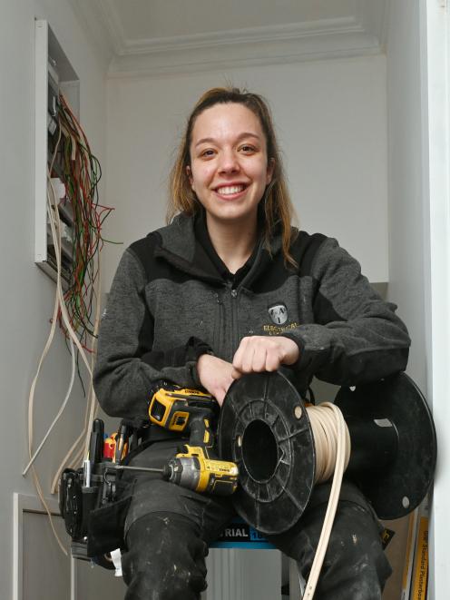 Sam I Am Electrical Dunedin electrician Maeve Witchell will be the first woman to graduate from...