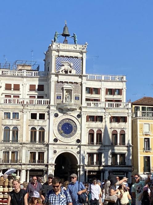 The Clock Tower in St. Mark's Square.