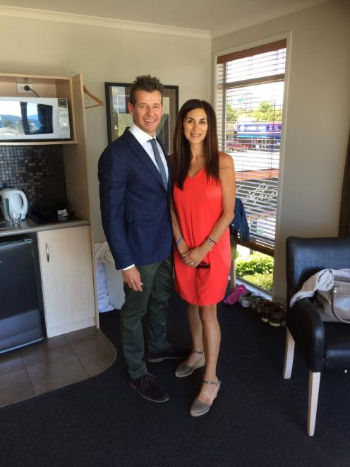 Simon Barnett and wife Jodi. Photo: Supplied