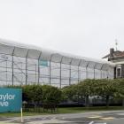 New and old technology encapsulates the northern end of Dunedin Railway Station during...