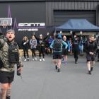 Ready, steady, GO! . . . . Ash McConville starts the Saints Fitness 45x4x48 challenge to raise...