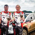 Matt Summerfield  and co-driver his sister Nicole  Summerfield who finished 11th overall. PHOTO:...