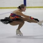 Maia Petterson, 16, of Gore, competes in the advanced novice girls event.