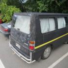 A small camper van in Queenstown’s Park St  in 2013  after its occupants camped illegally. Photo...