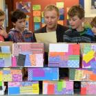 Broad Bay School principal Greg MacLeod with pupils (from left) Andie McGouther (5), Anika...