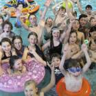 Children at the Wild About Water Pool Party held at Alpine Aqualand yesterday afternoon. The...