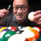 Dunedin's Sam Chin won the South Island eight ball pool championships over the weekend. Photo by...