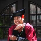 Fanaafi Aiono-Le Tagaloa prepares to graduate with a doctorate from the University of Otago....